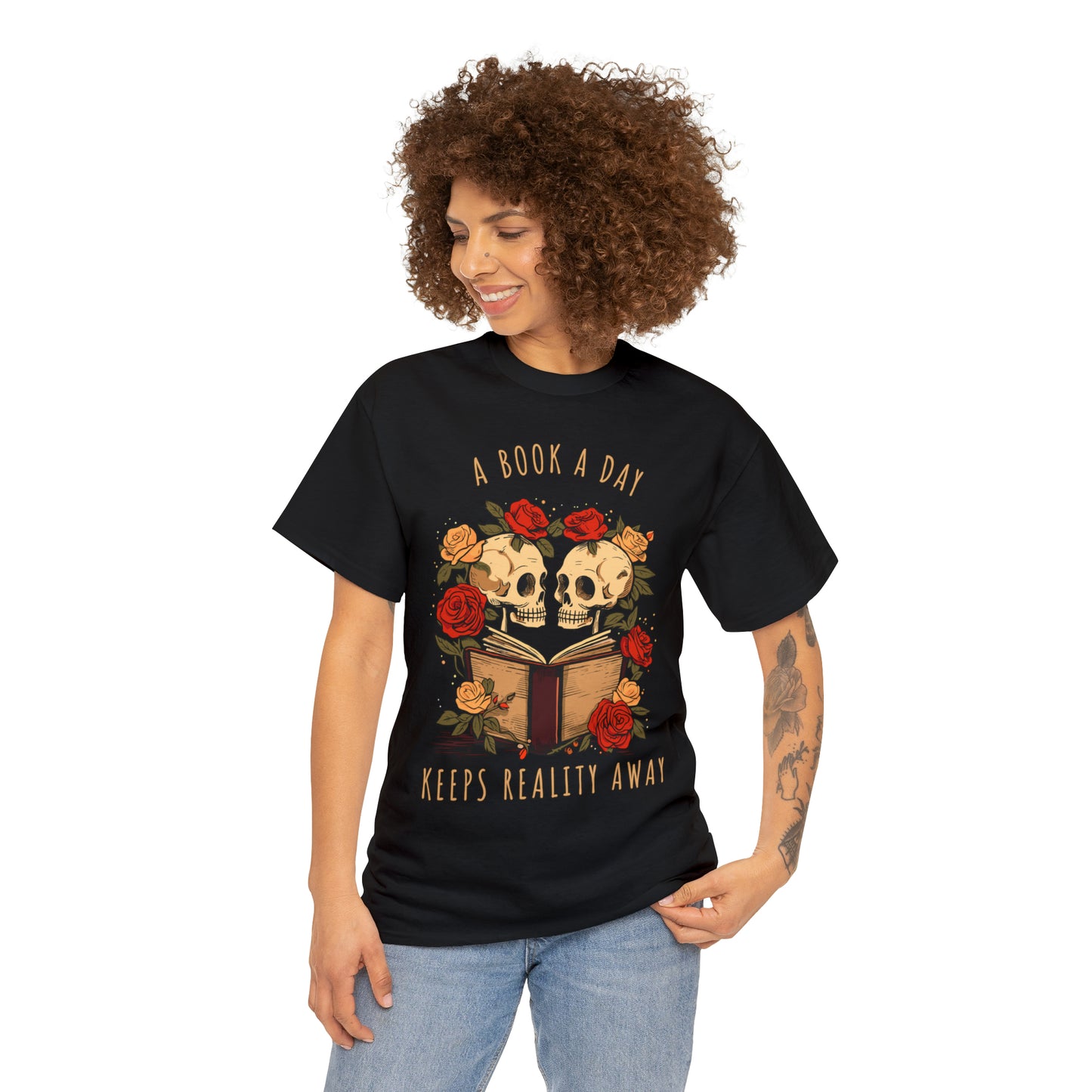 Gothic Dreams - Black Reading T-shirt